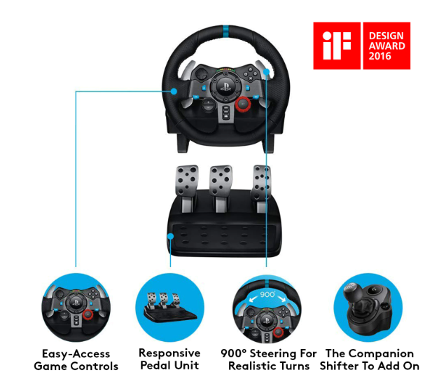 Volan Logitech Driving Force G29, Playstation 4, 5, PC, ca nou